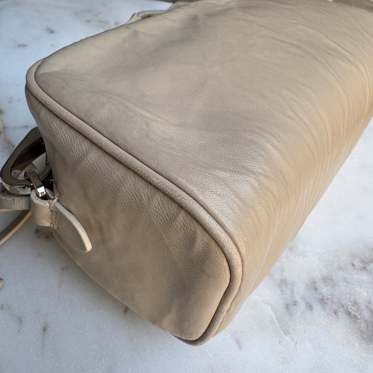 Prada Nappa Antique Leather Multi Pocket Crossbody