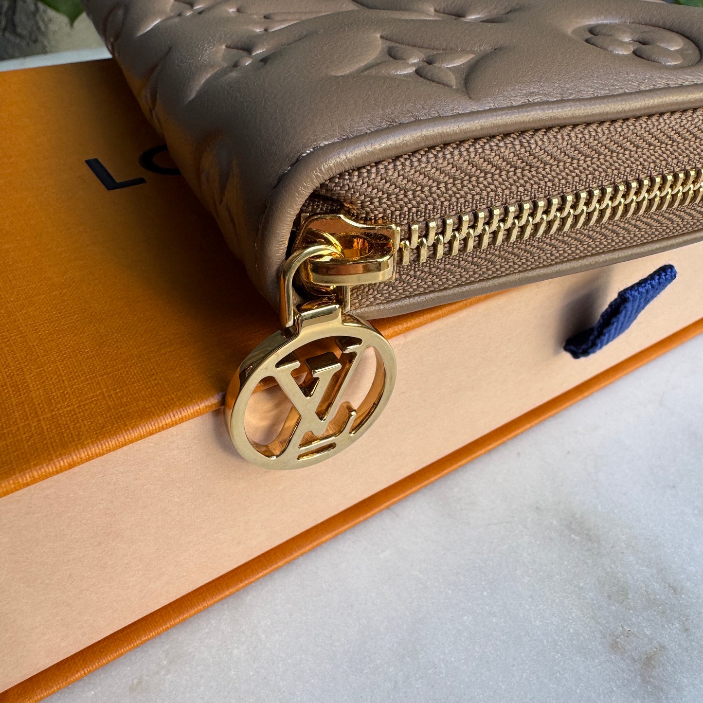 Louis Vuitton Coussin Empreinte Monogram Leather Zippy Wallet