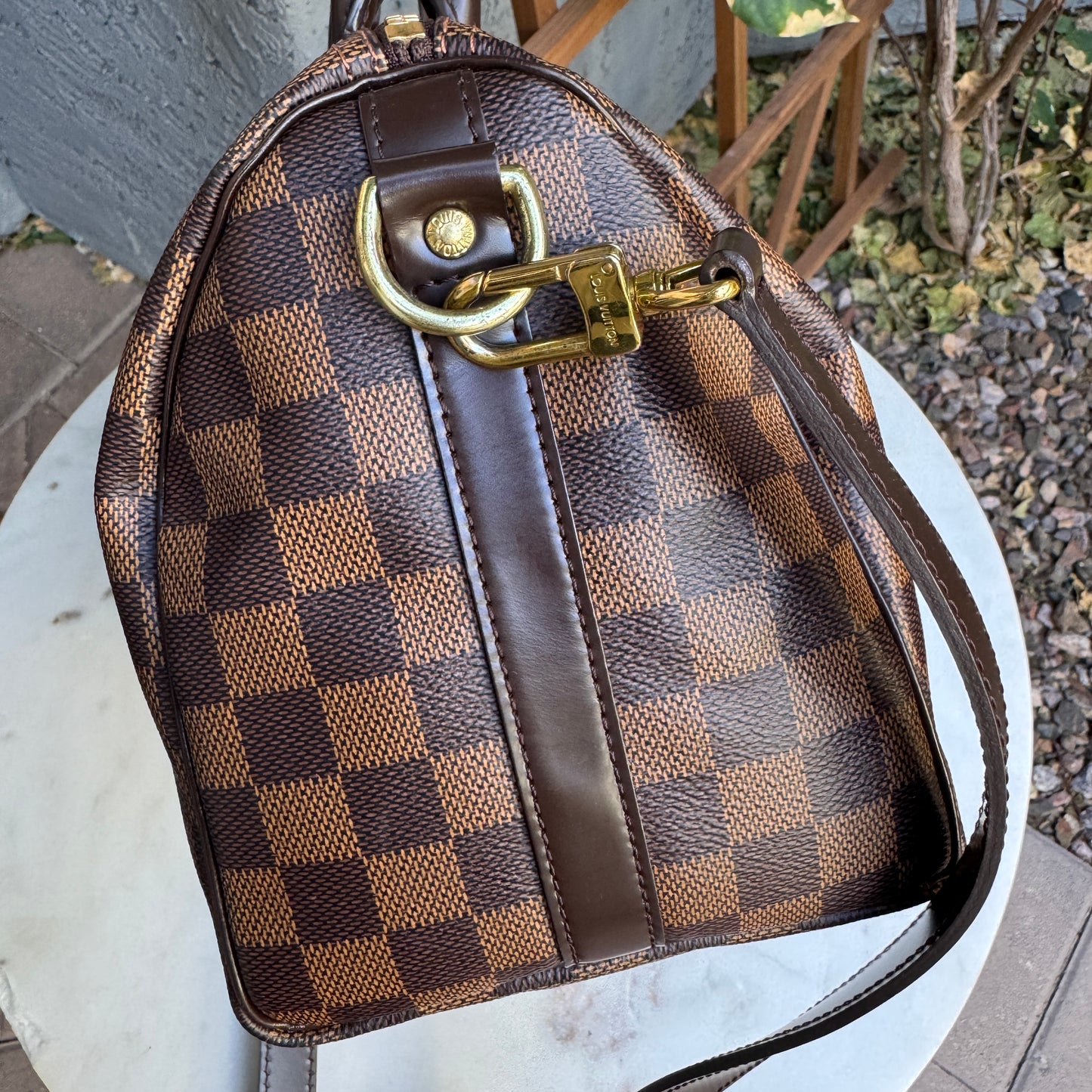 Louis Vuitton Damier Ebene Speedy Bandoulière 25