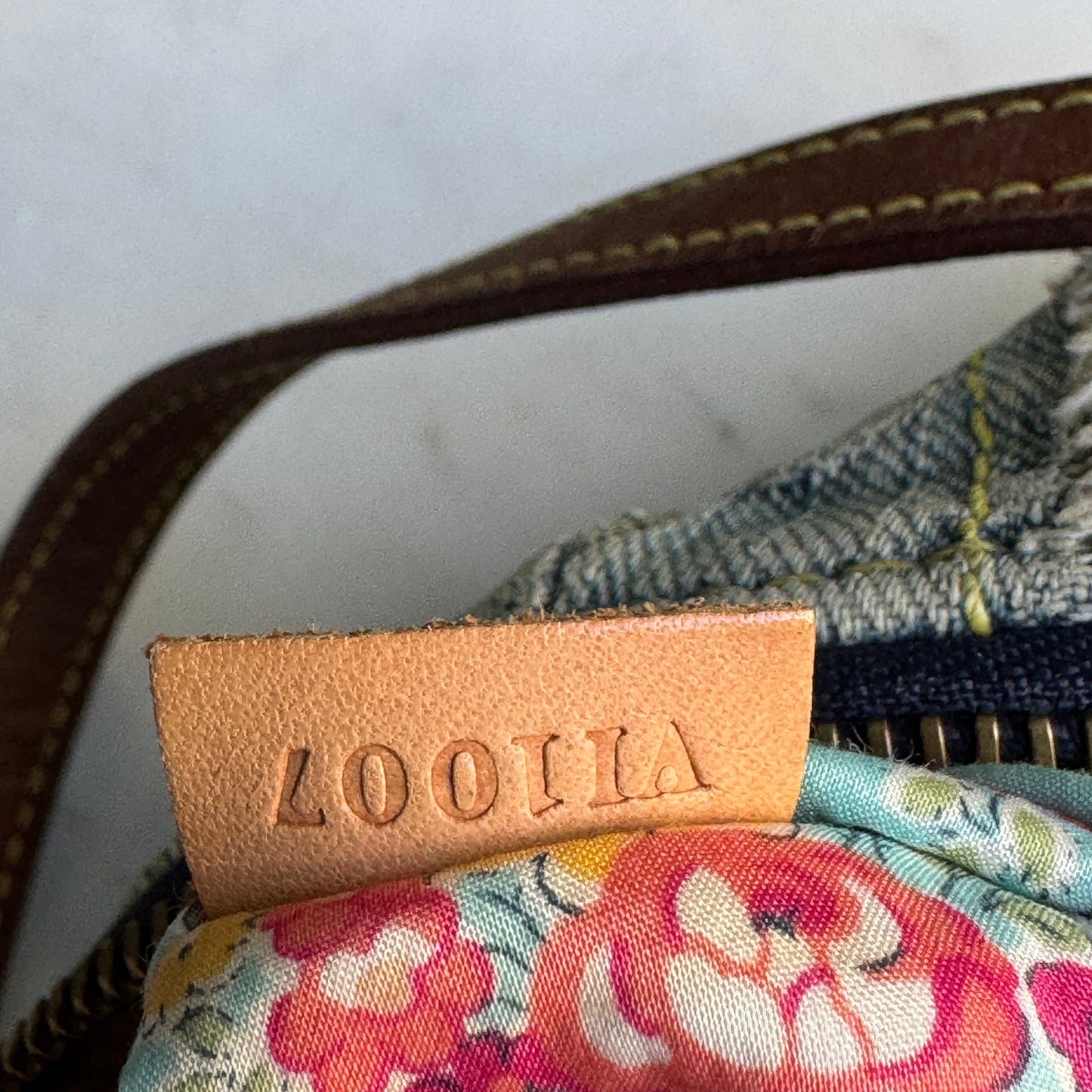 Louis Vuitton Denim Patchwork Pouchy Shoulder Bag