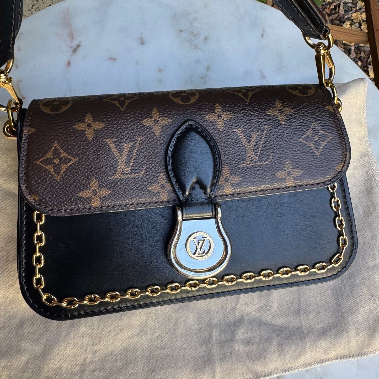 Louis Vuitton Monogram Neo Saint Cloud Shoulder Bag