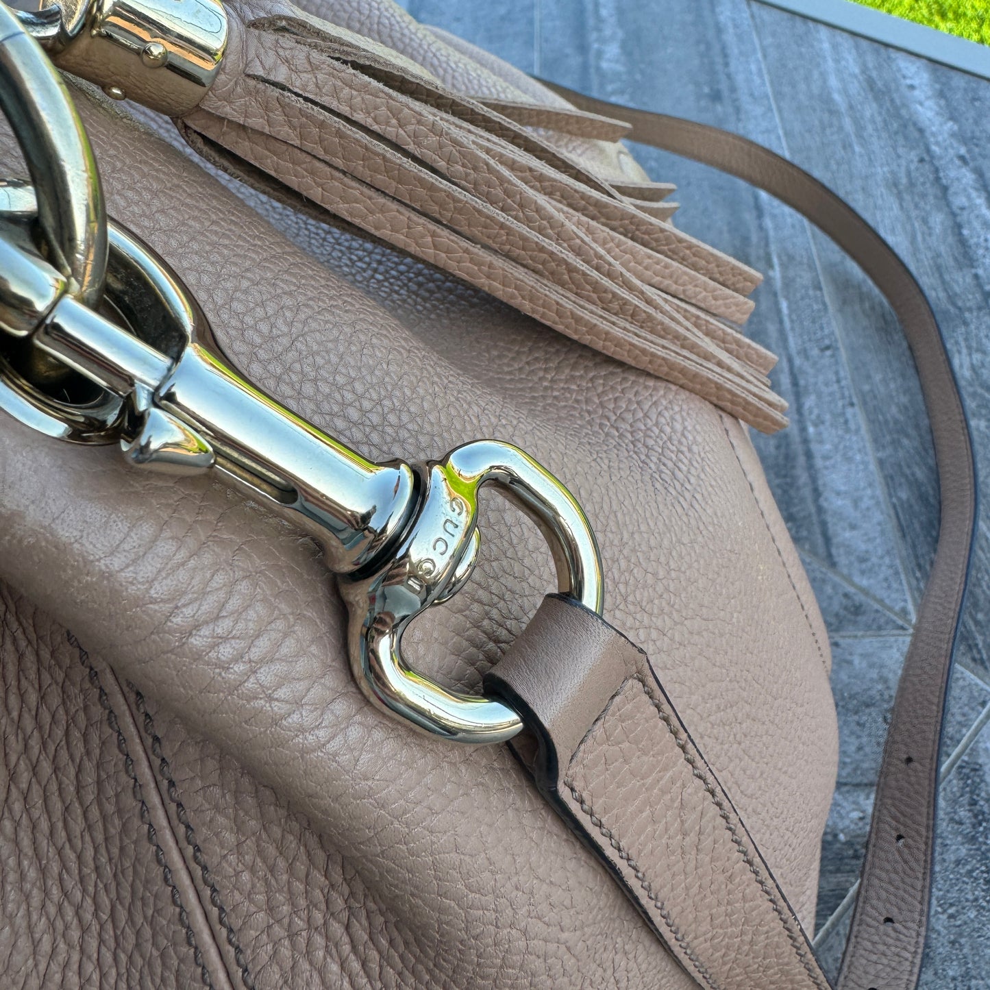 Gucci Leather Large Soho Hobo