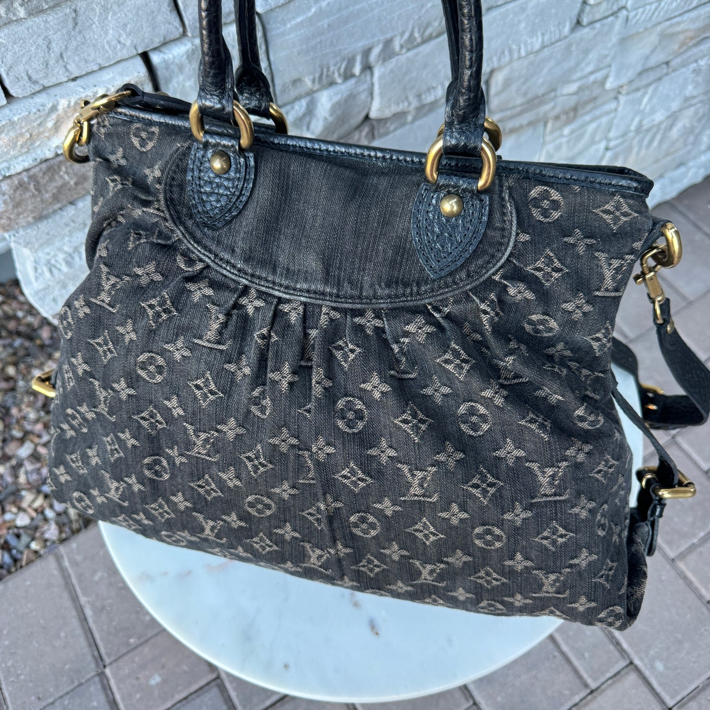 Louis Vuitton Monogram Denim Neo Cabby MM