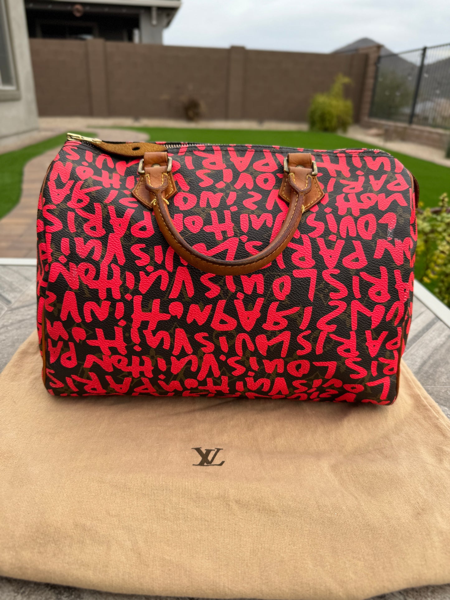 Louis Vuitton Graffiti Monogram Speedy 30