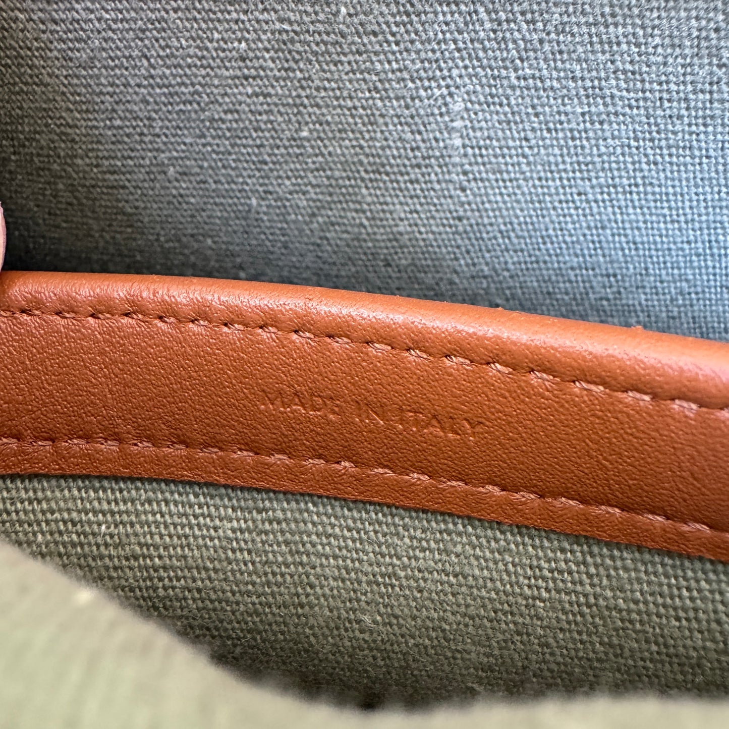 Celine Matelassé Triomphe Canvas Chain Shoulder Bag