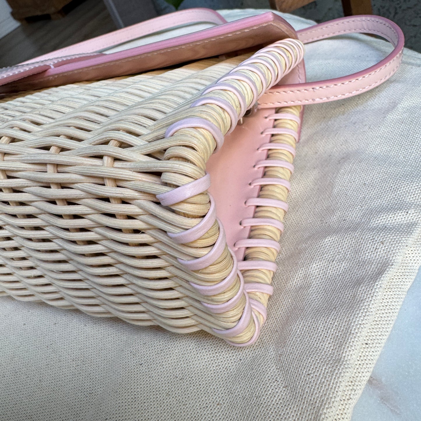 Jacquemus Le Bambino Long Osier Shoulder Bag