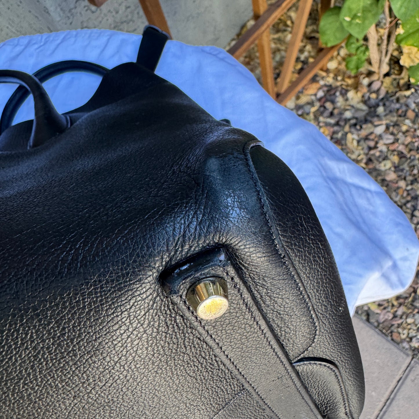 Dior Open Bar Leather Tote