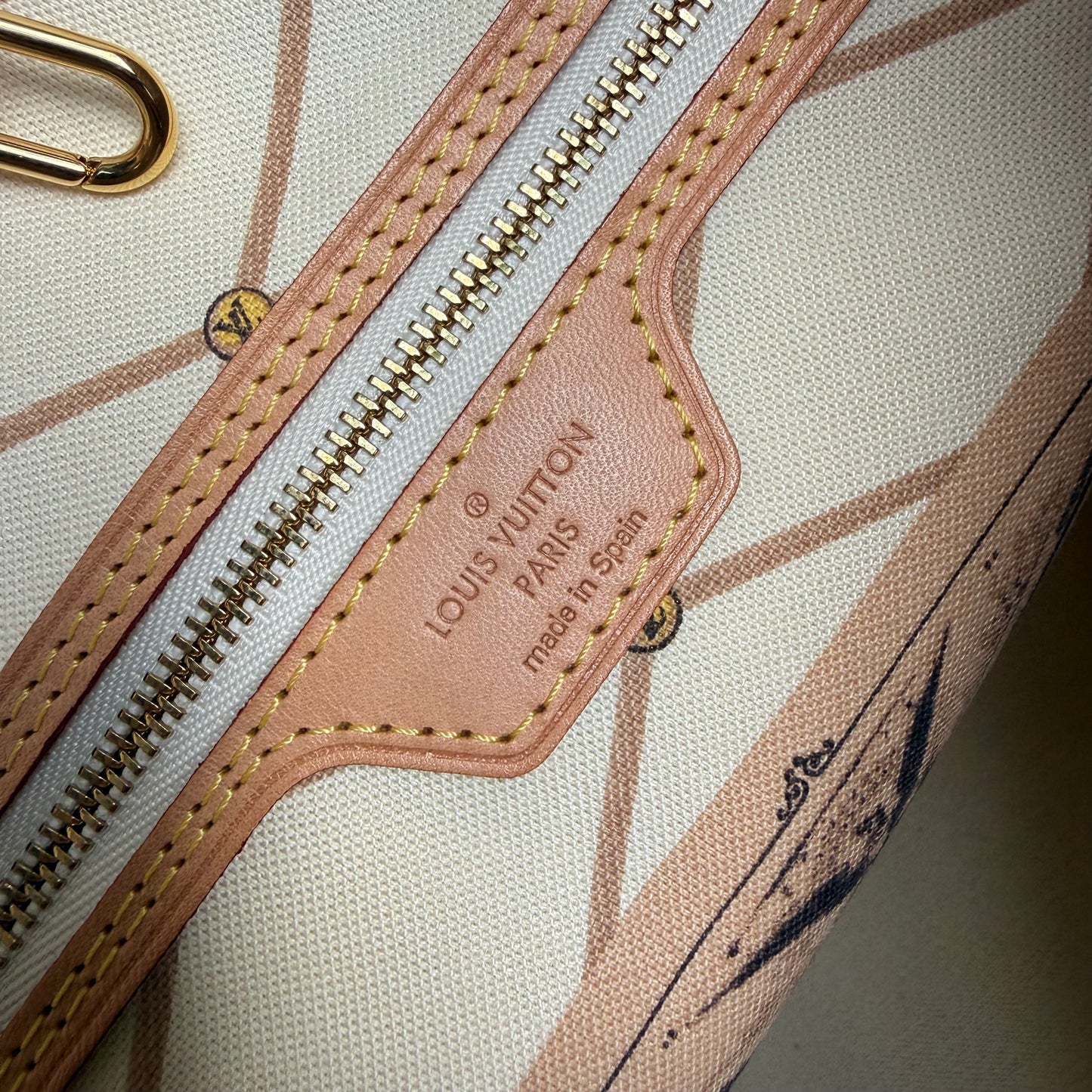 Louis Vuitton Damier Azur Summer Trunks Hawaii Neverfull MM
