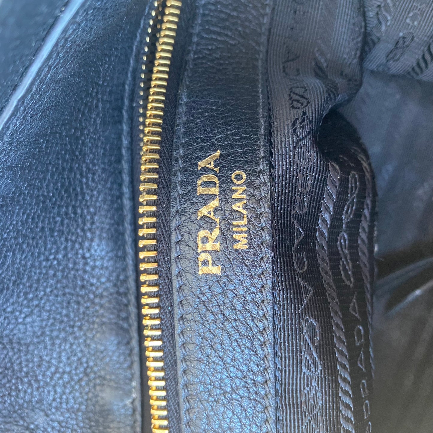 Prada Vitello Daino Shopping Tote