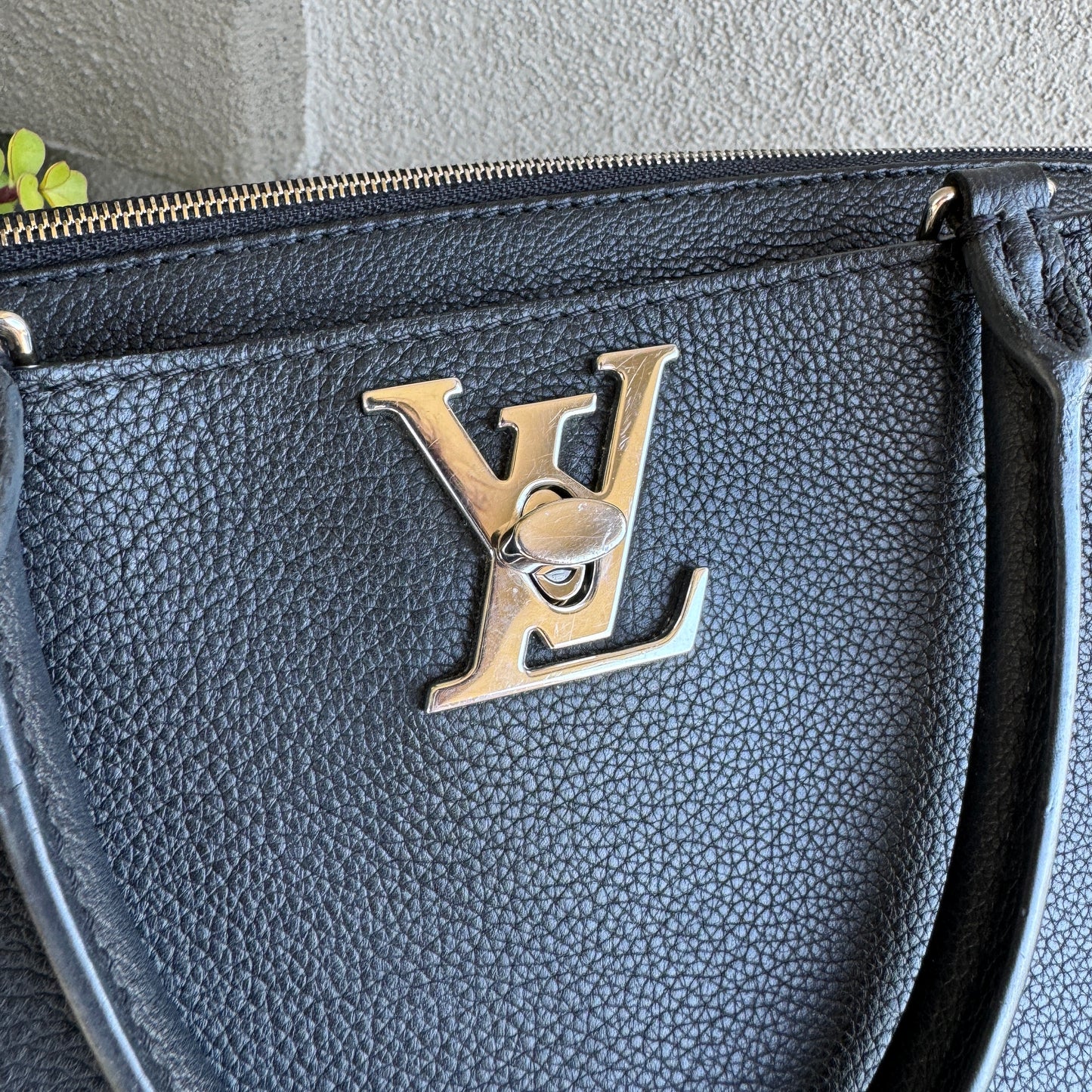 Louis Vuitton Lockmeto Leather Tote