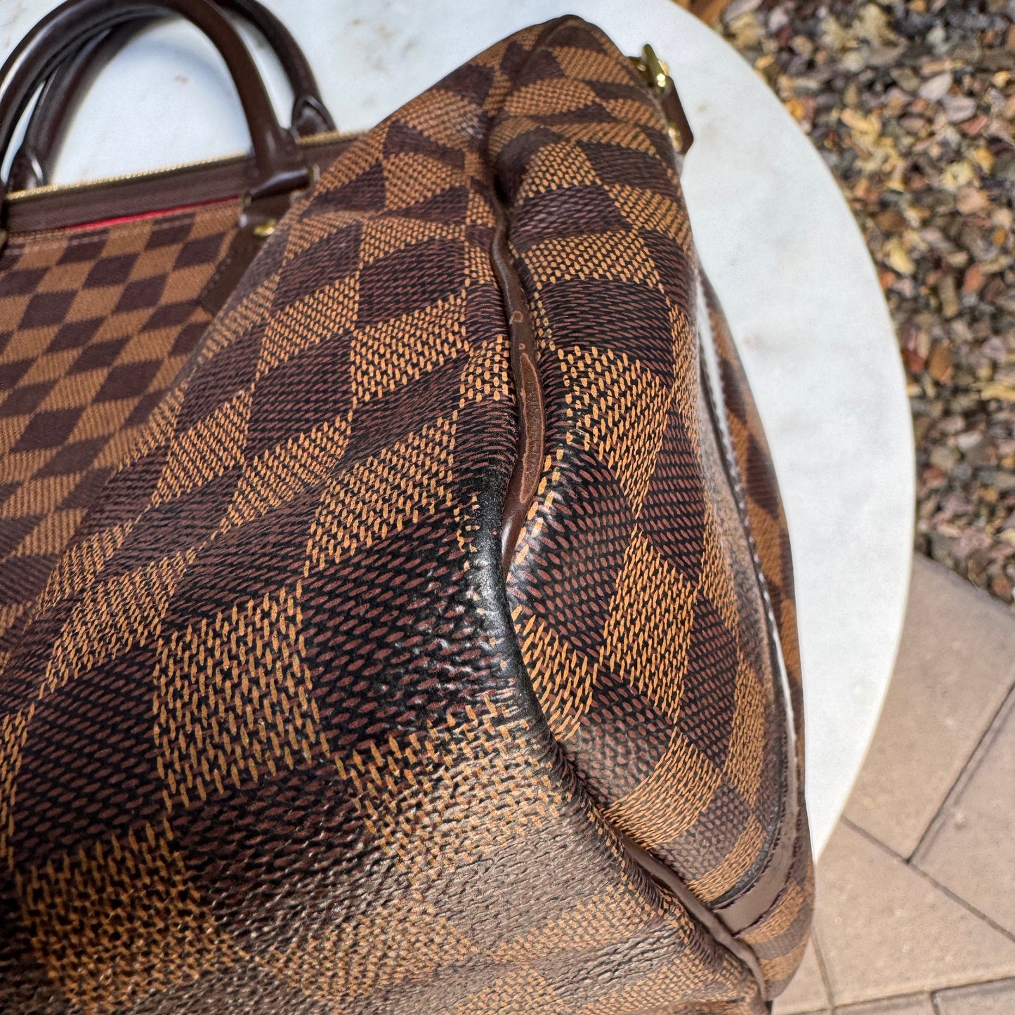 Louis Vuitton Damier Ebene Speedy Bandouliere 35