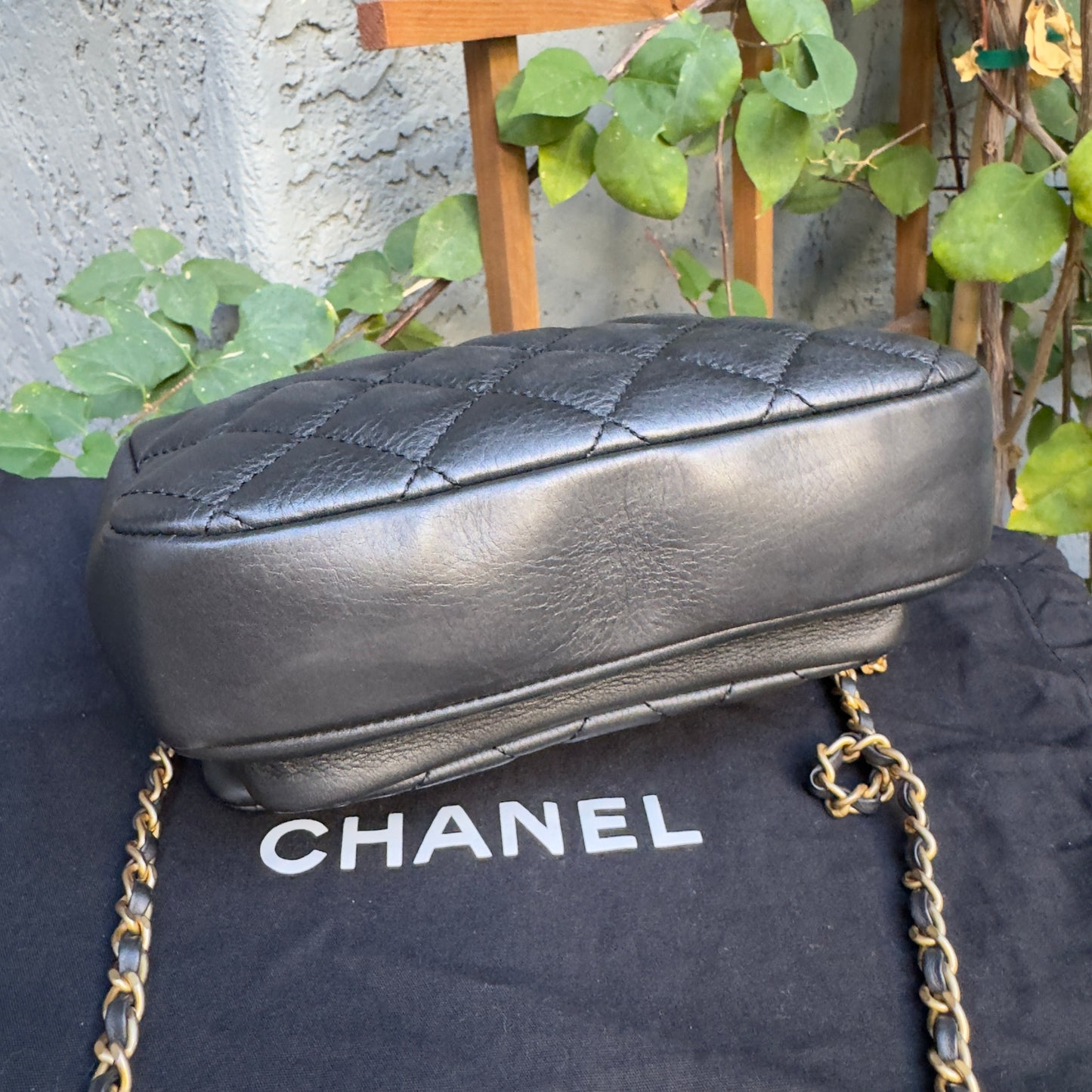 Chanel Quilted Leather Mini Business Affinity Flap Crossbody
