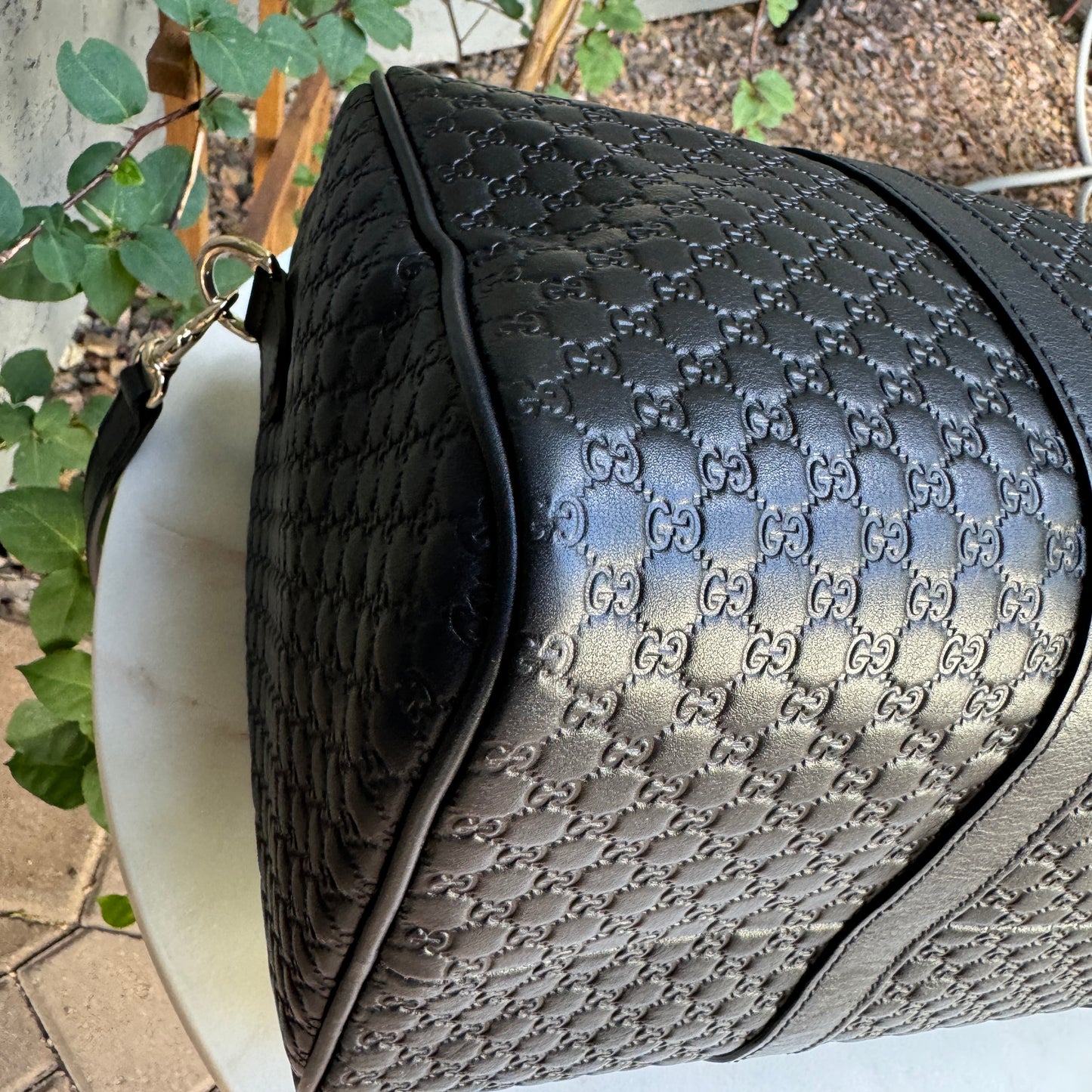 Gucci Microguccissima Boston Bag