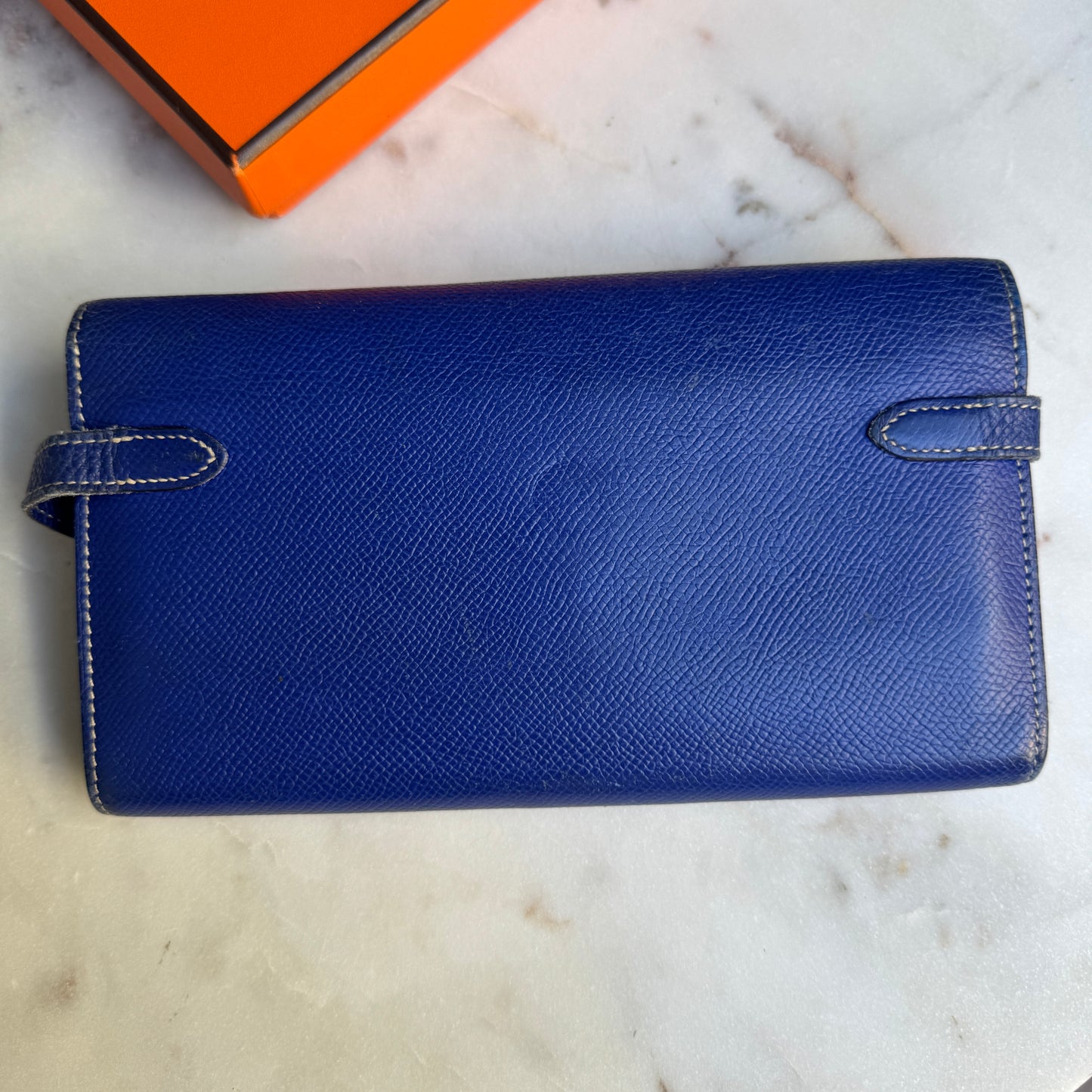 Hermès Kelly Epsom Bicolor Leather Wallet