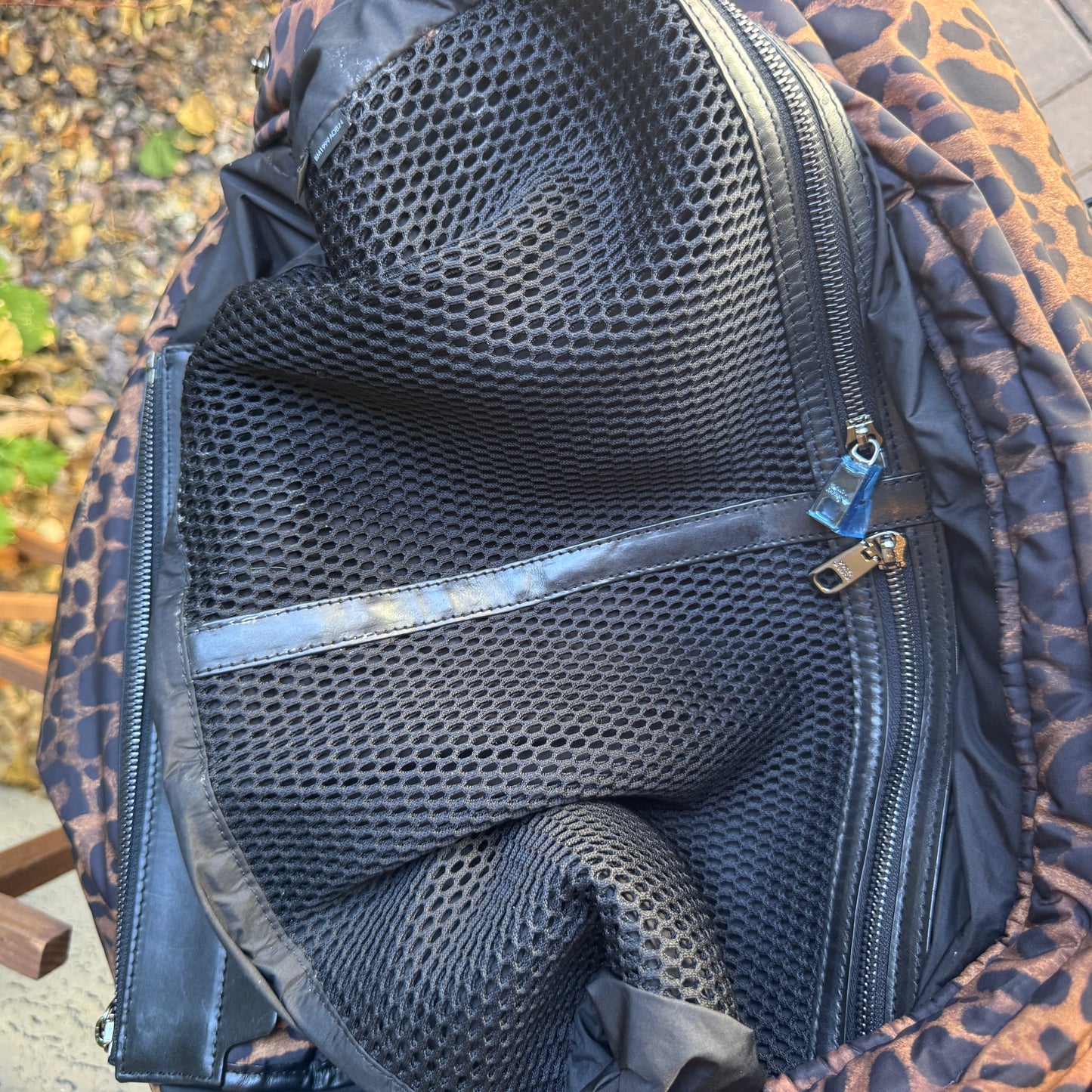 Dolce & Gabbana DG Leo XL Leopard Nylon Sicily Crossbody