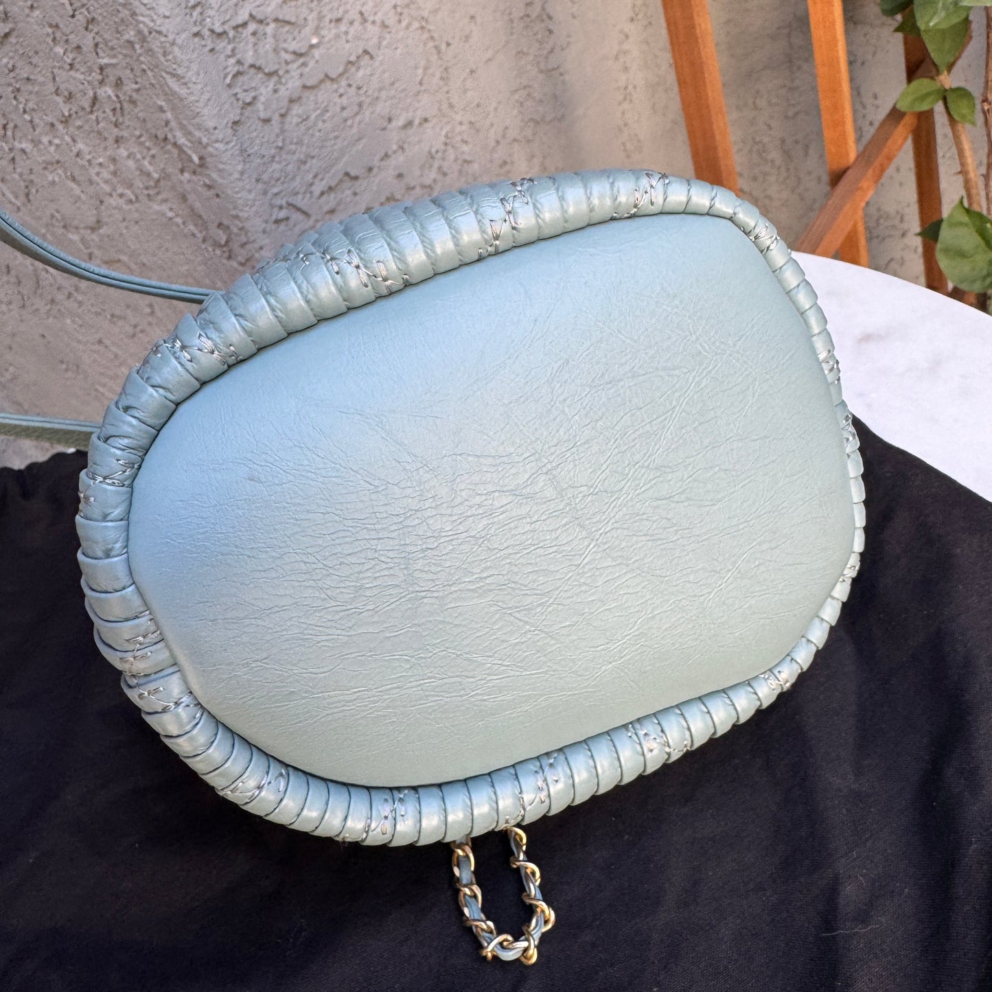 Chanel Paris-Greece Small Coco Pleats Bucket Bag