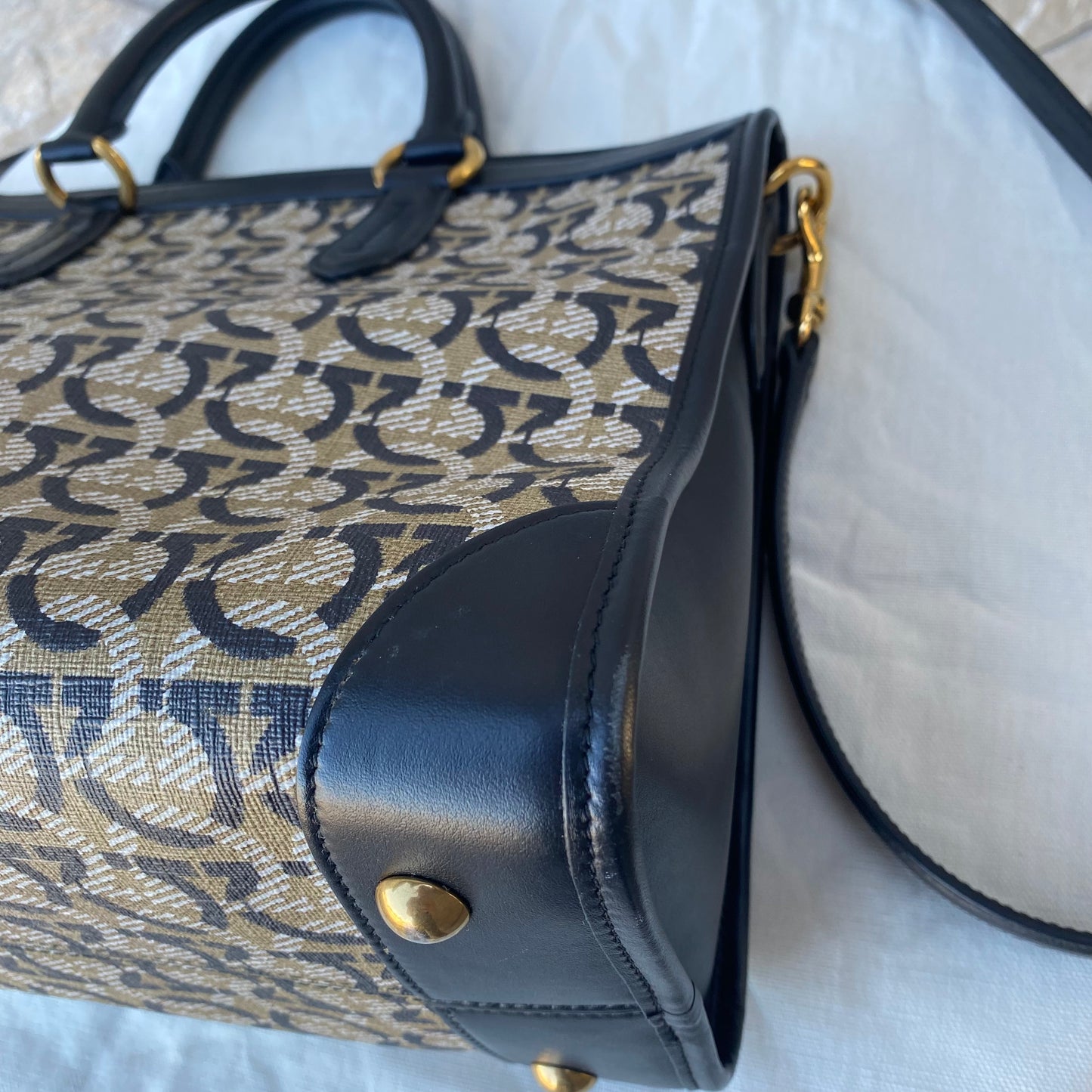 Salvatore Ferragamo Interlocking Gancini Satchel