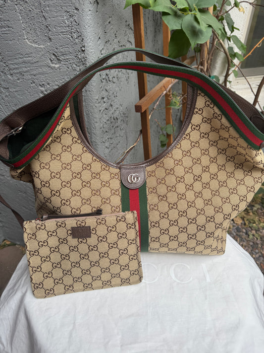 Gucci Giglio Large Monogram Hobo Tote