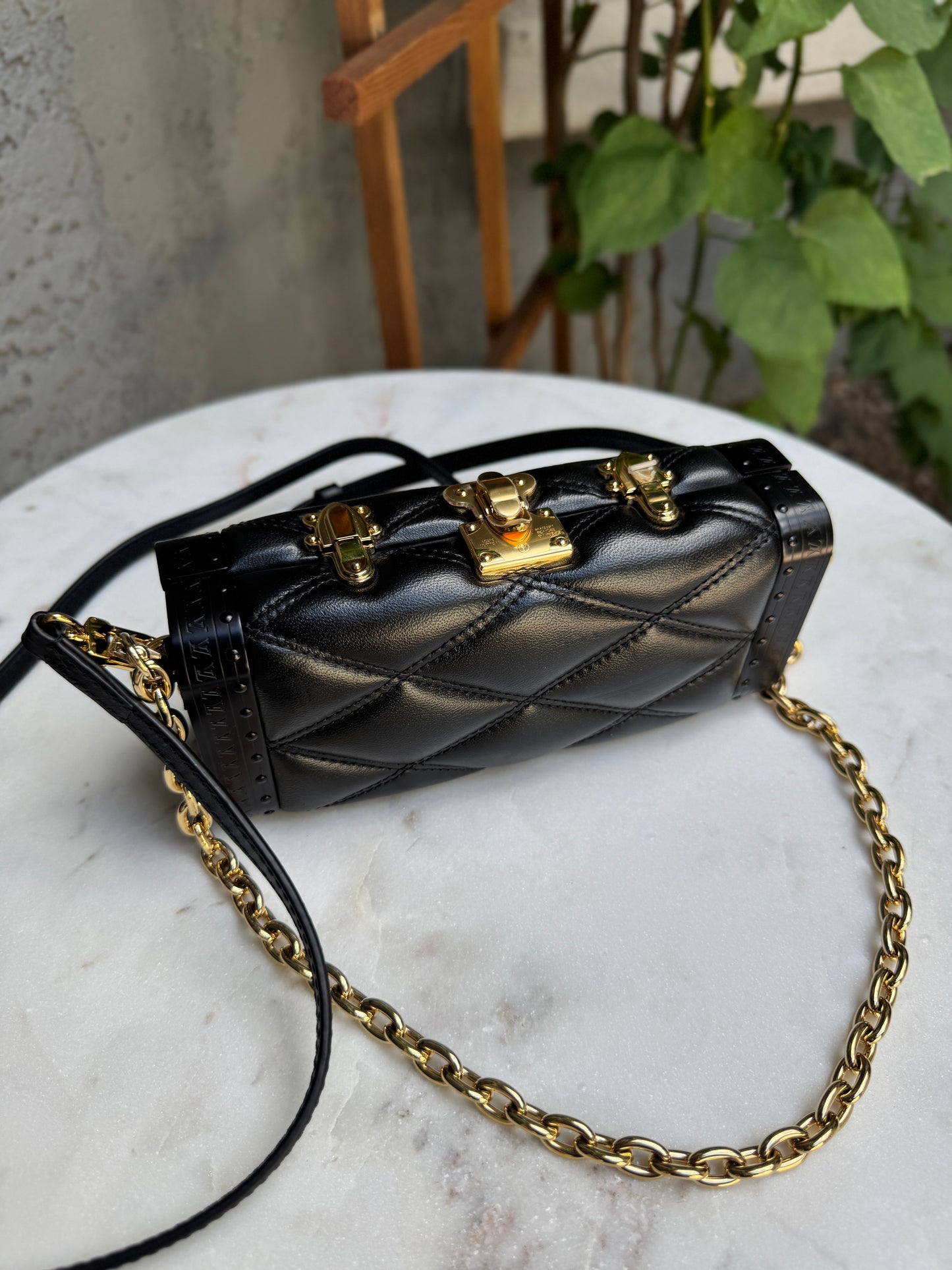 Louis Vuitton Quilted Leather Vanity Case Trunk PM