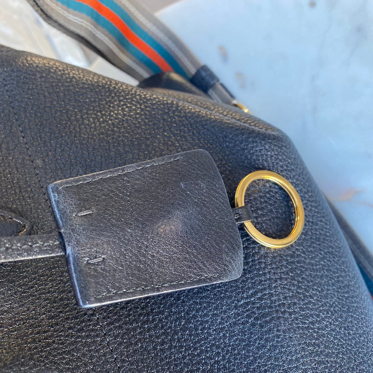 Prada Vitello Daino Shopping Tote