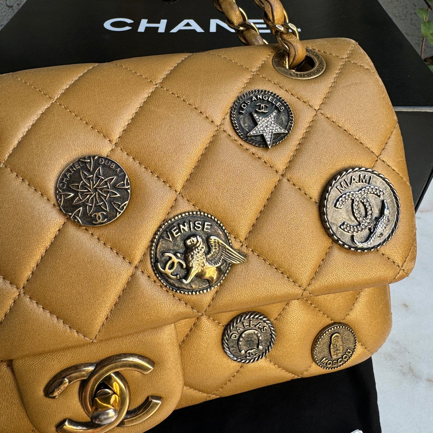 Chanel Limited Edition Paris-Dubai Medallions Single Flap Bag
