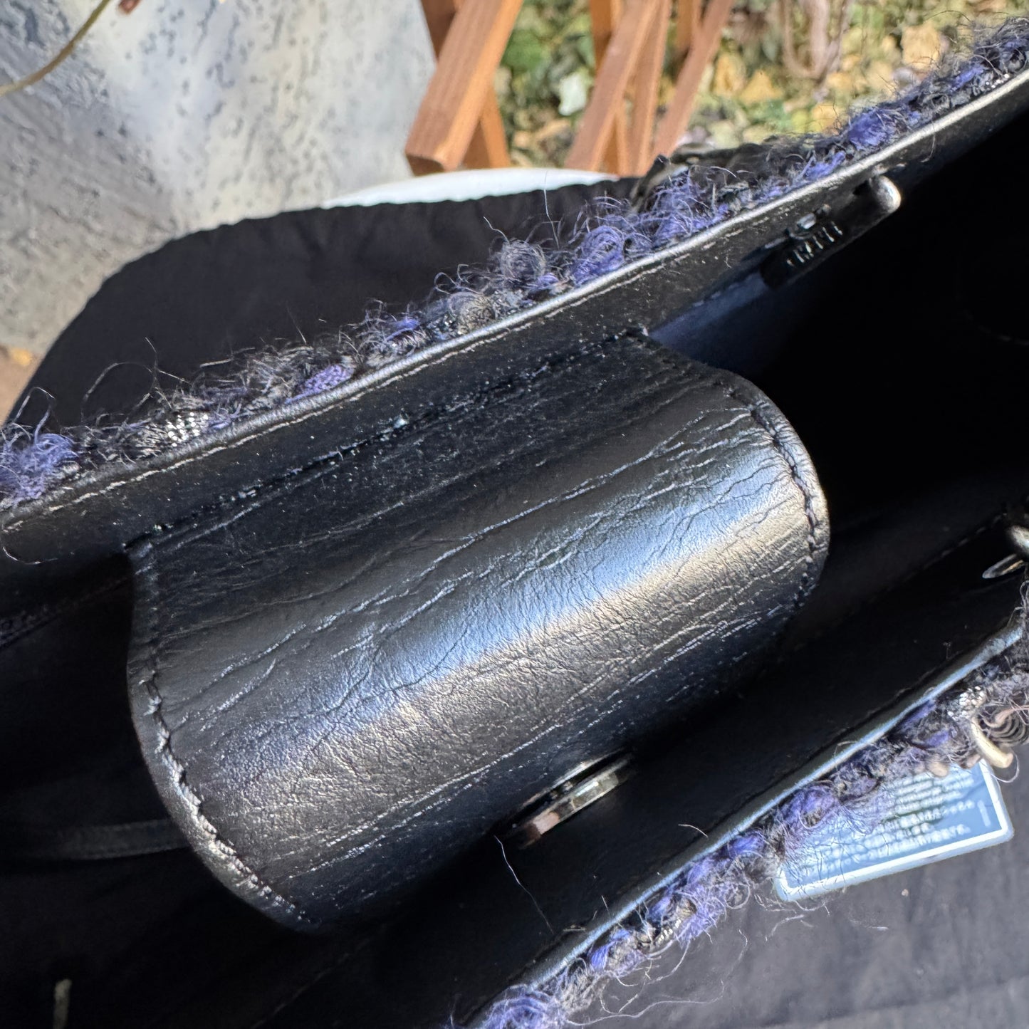 Chanel Calf Leather & Tweed Grand Shopping Secrets Tote