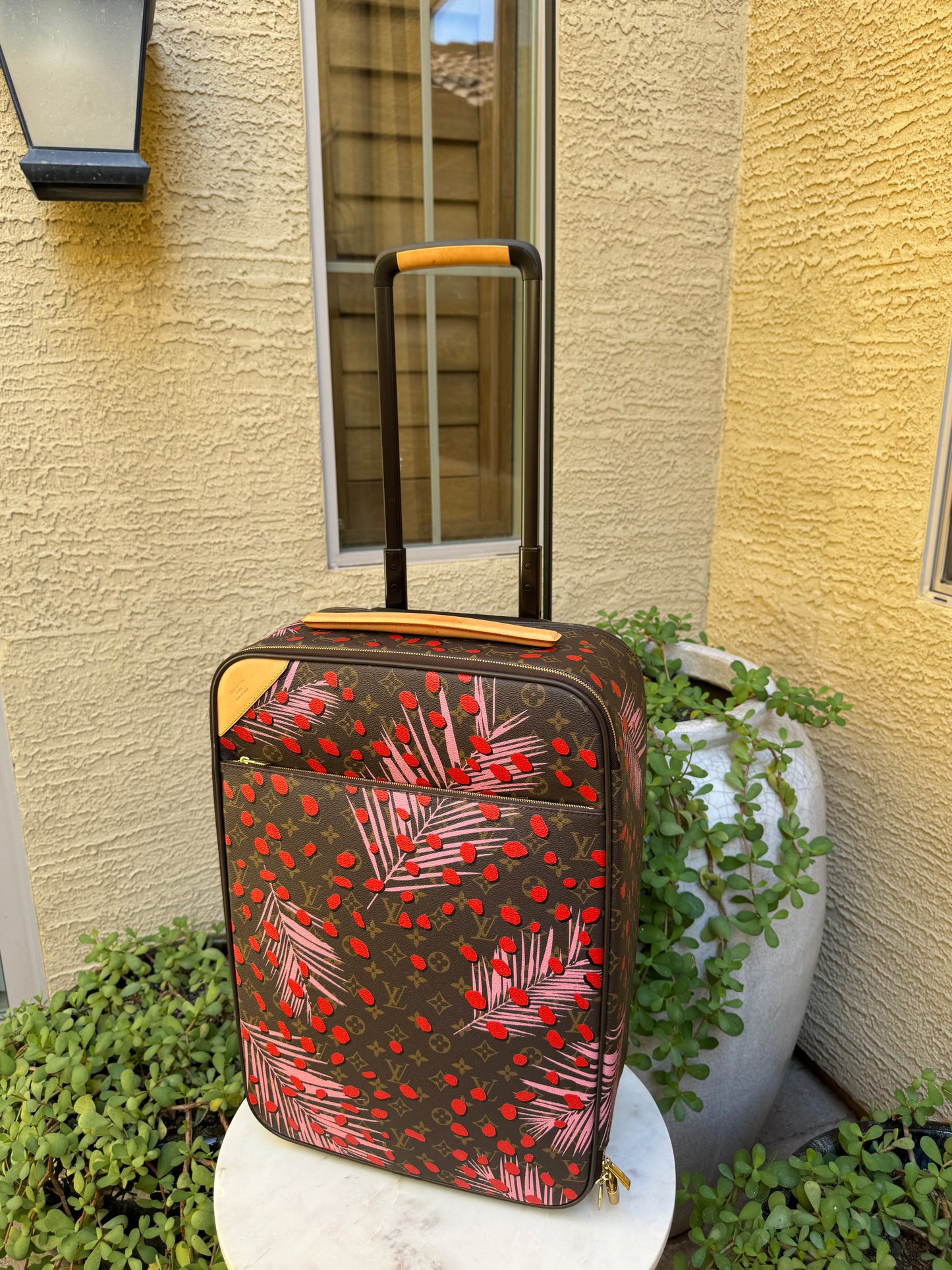 Louis Vuitton Monogram Jungle Dots Pégase Légère 55 Suitcase
