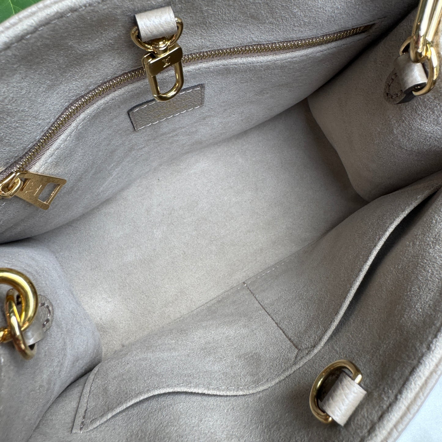 Louis Vuitton OnTheGo PM Bicolor Monogram Empreinte Leather Crossbody