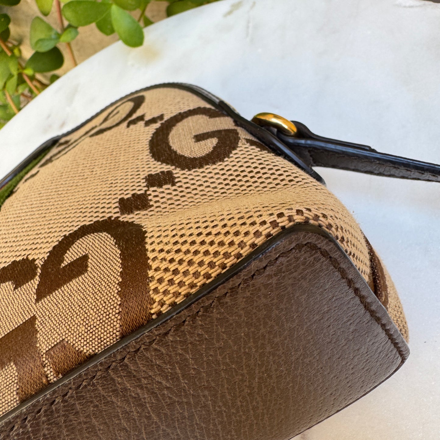 Gucci Jumbo GG Web Ophidia Small Dome Bag