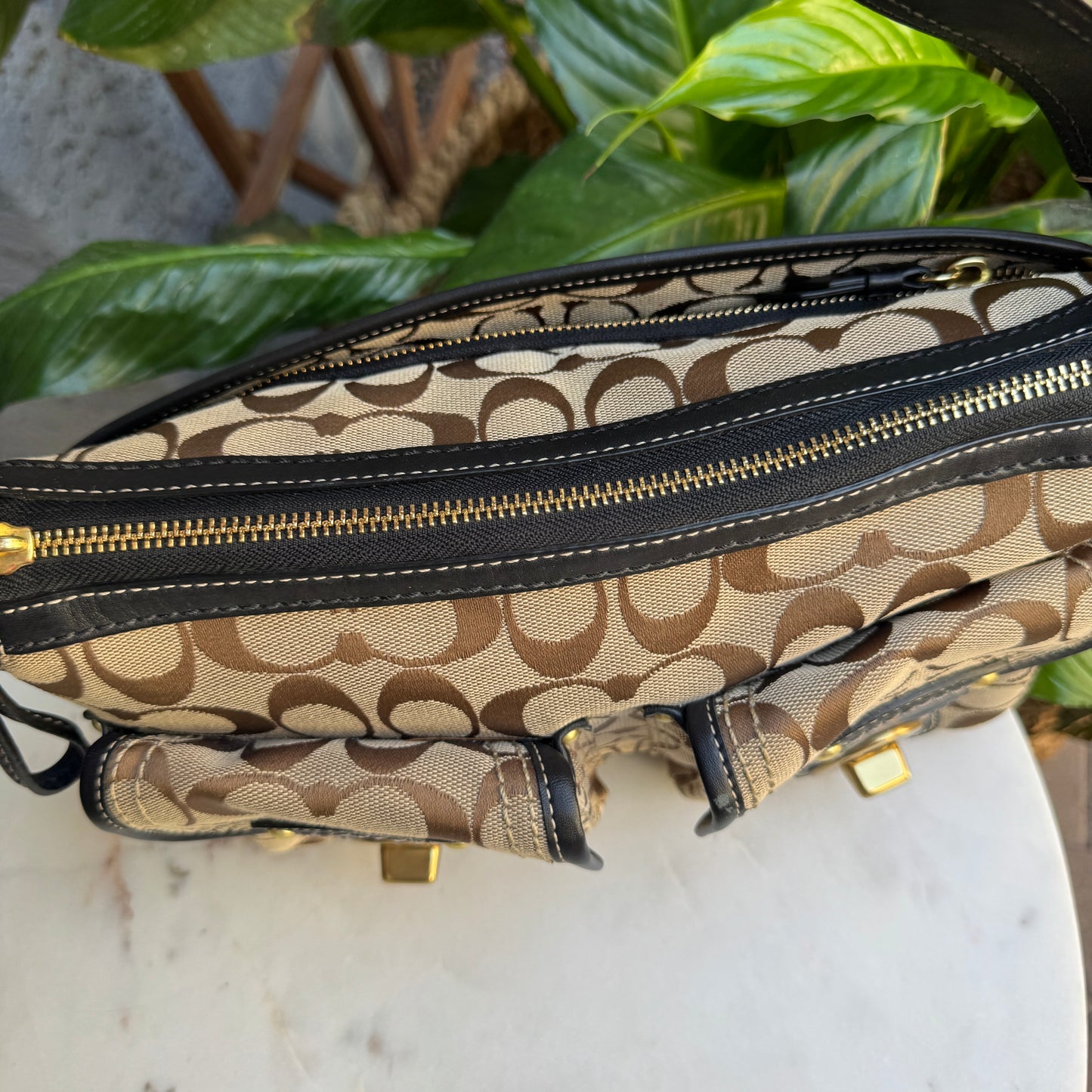 Coach Legacy Signature Shoulder Bag