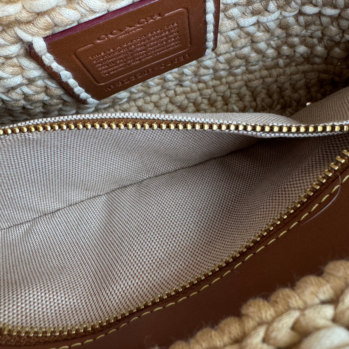 Coach Crochet Soft Tabby Shoulder Bag