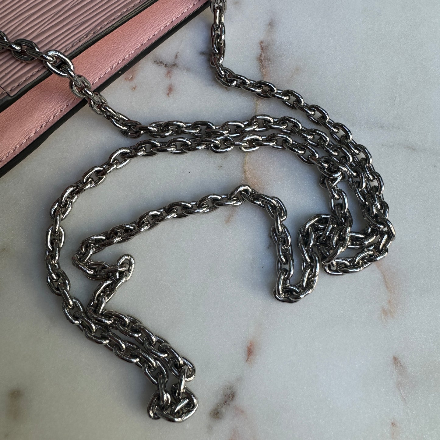 Louis Vuitton Epi Leather Trunk Chain Wallet on Chain Crossbody