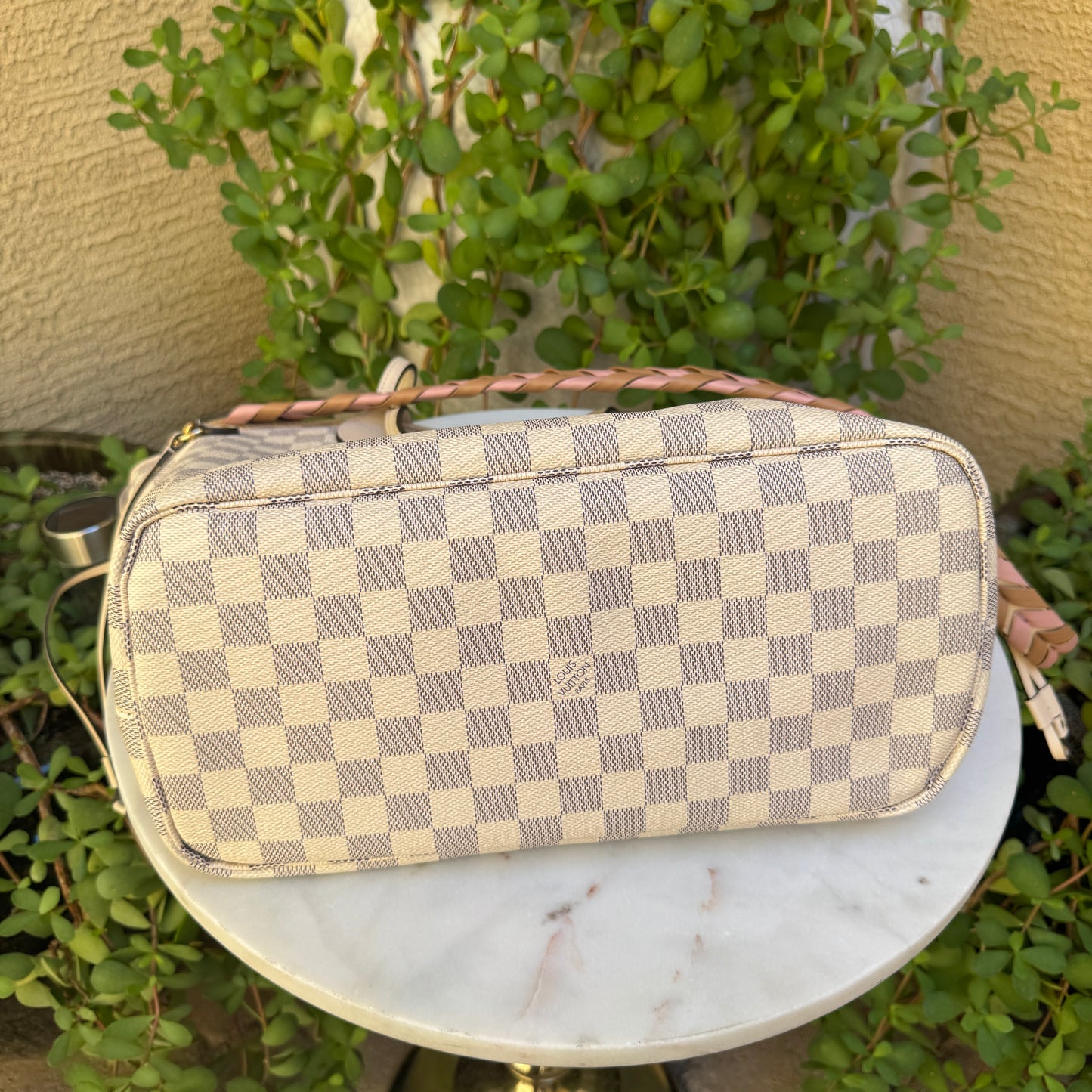 Louis Vuitton Braided Damier Azur Neverfull MM