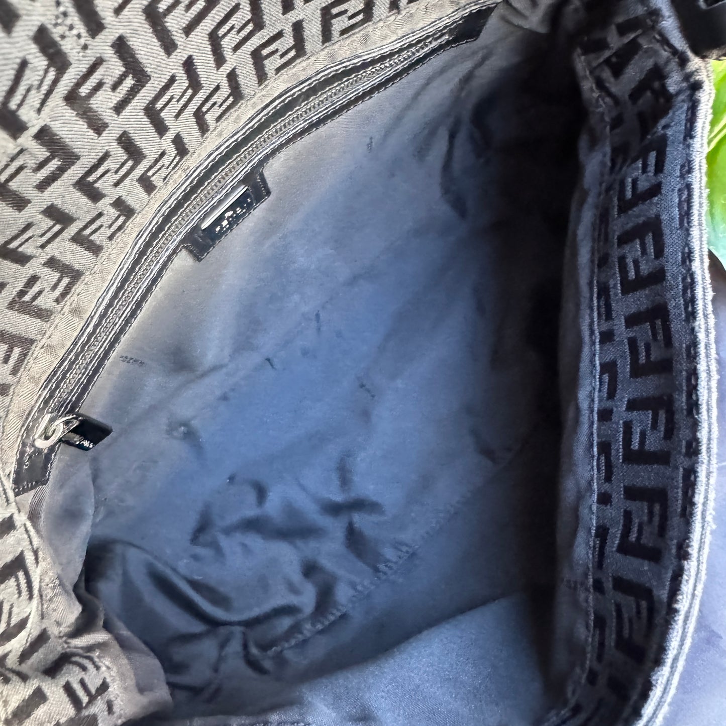 Fendi Vintage Mamma Monogram Baguette Shoulder Bag