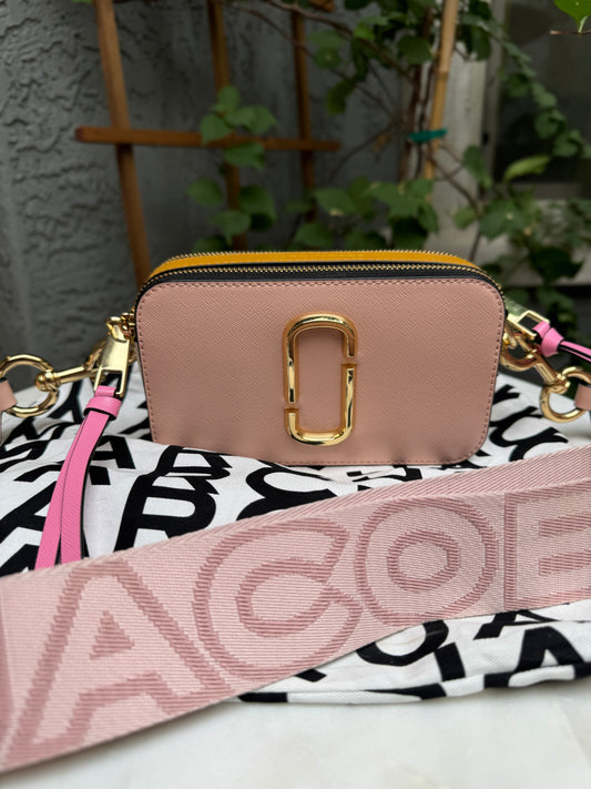 Marc Jacobs Rose Multi Snapshot Crossbody Camera Bag