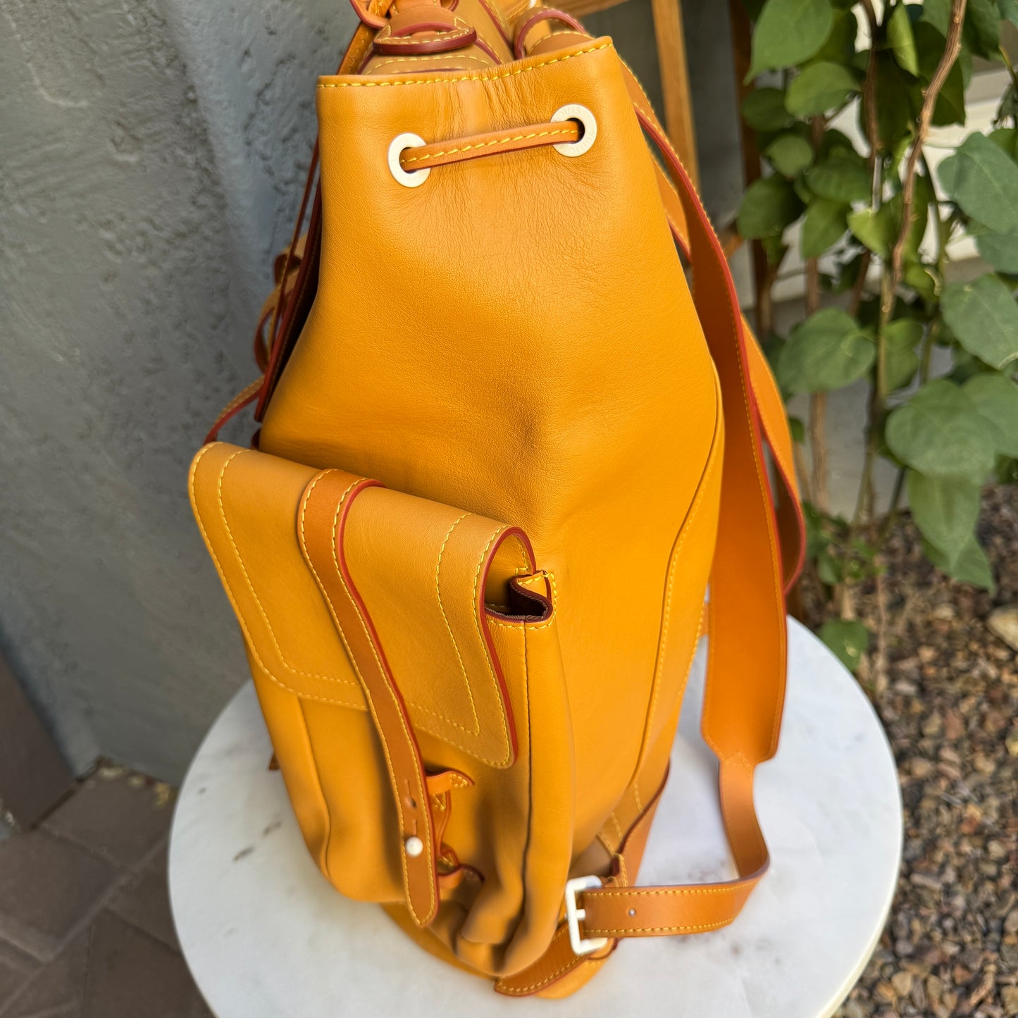 Louis Vuitton x Virgil Abloh Vachetta Leather Christopher Backpack GM