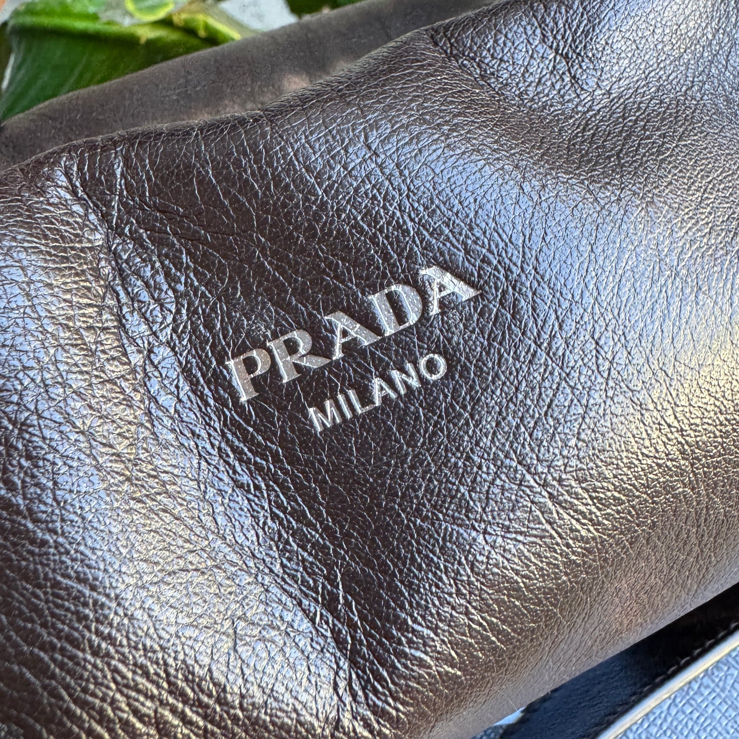 Prada Nappa Leather Shoulder Bag