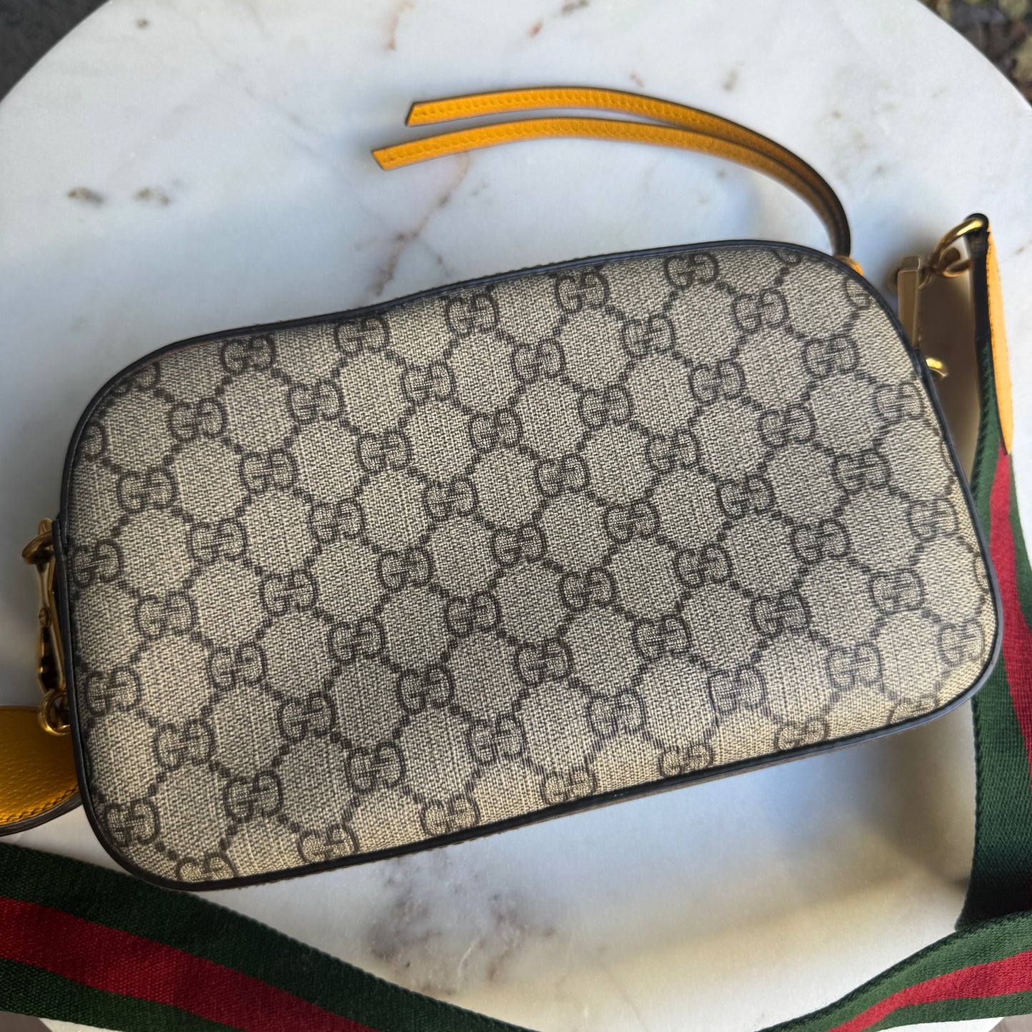 Gucci Vintage Neo Supreme Monogram Web Crossbody