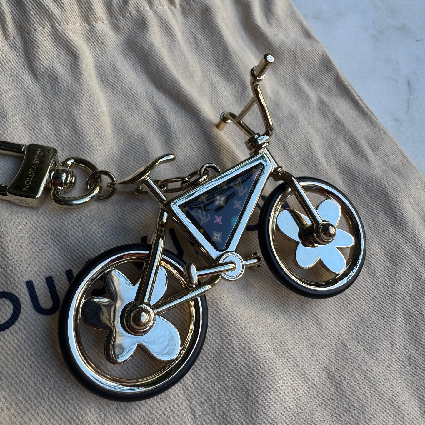 Louis Vuitton x Tyler the Creator Monogram Bike Bag Charm