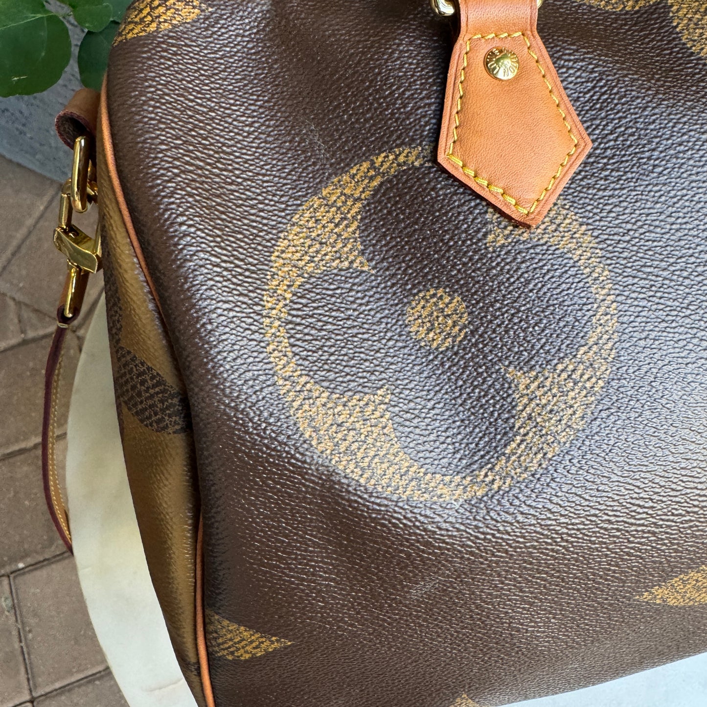 Louis Vuitton Reverse Giant Monogram Speedy Bandouliere 30