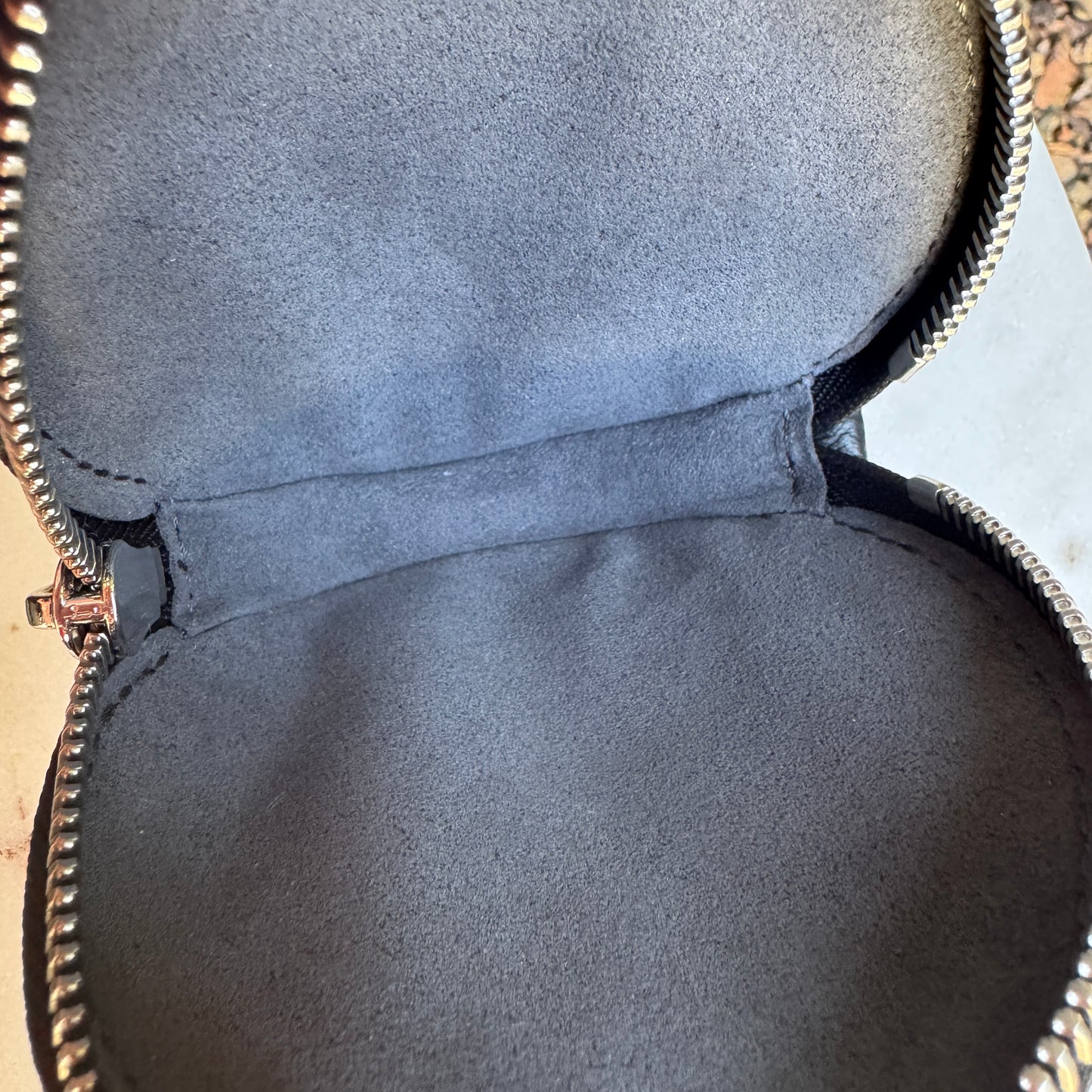 Louis Vuitton Mahina Leather Bella Drawstring Bucket Bag with Coin Pouch