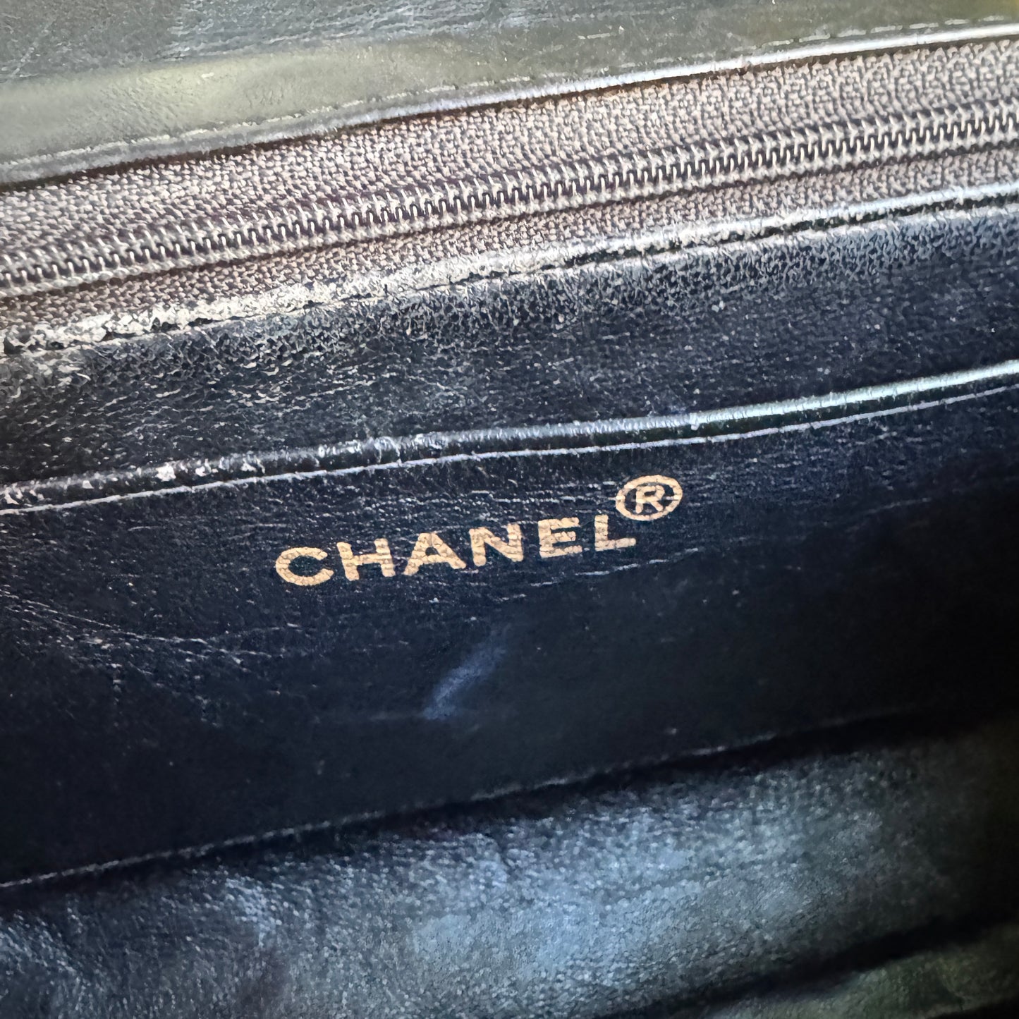 Chanel Vintage Quilted Lambskin Leather Classic Envelope Flap Shoulder Bag