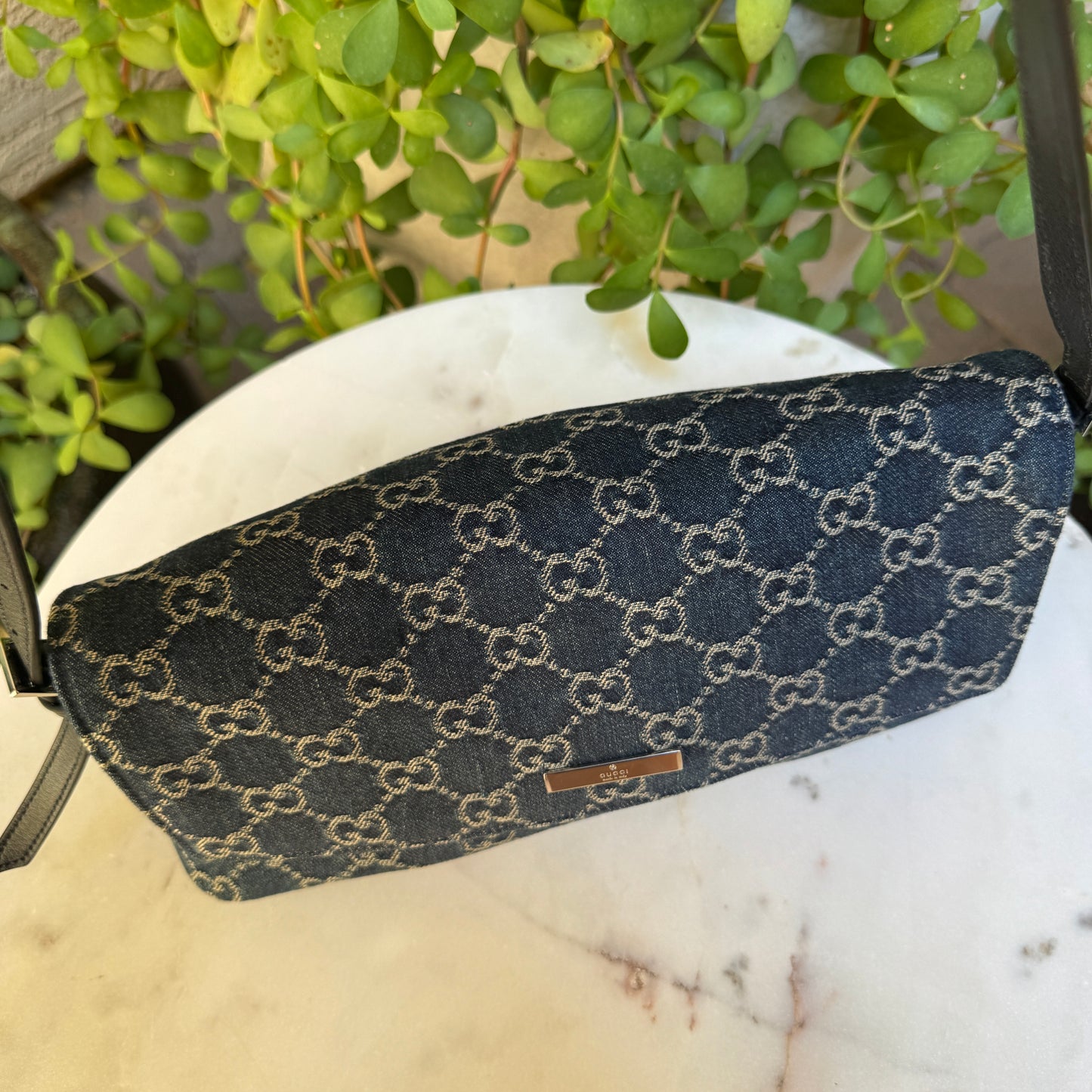 Gucci Madison Medium Denim Shoulder Bag
