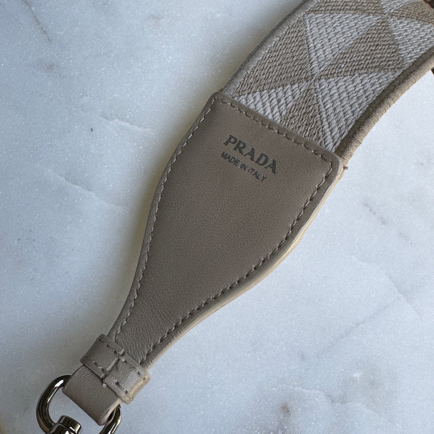 Prada Nappa Antique Leather Multi Pocket Crossbody