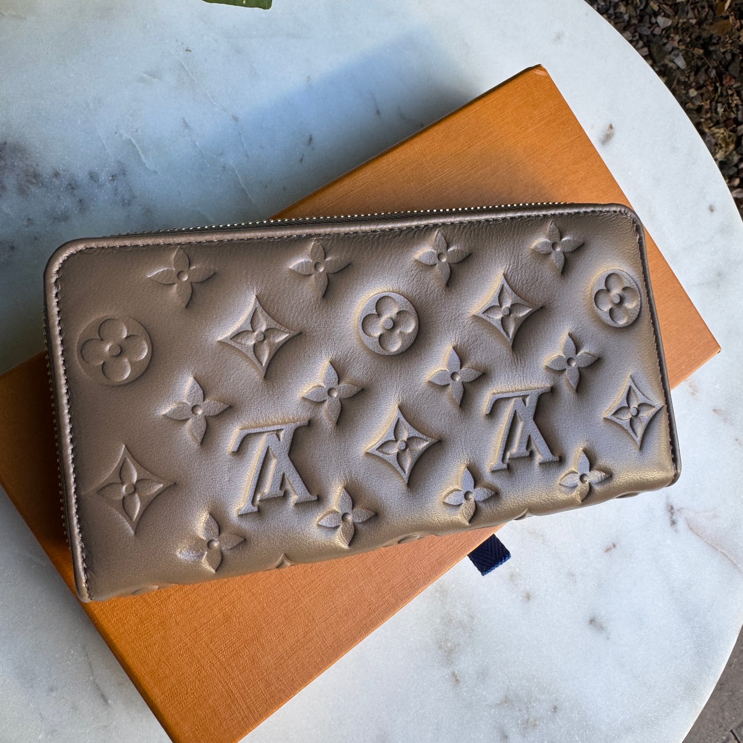 Louis Vuitton Coussin Empreinte Monogram Leather Zippy Wallet