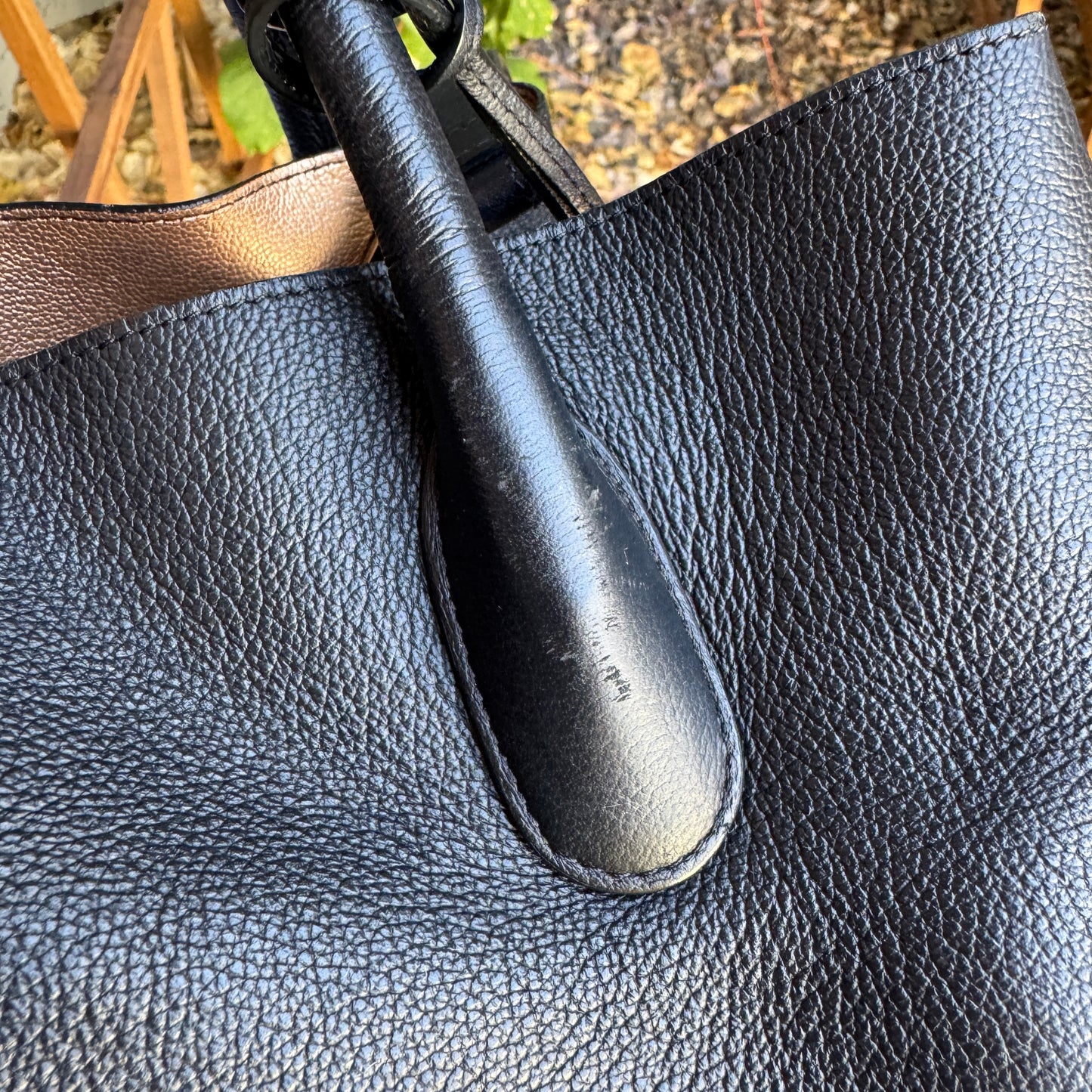 Dior Open Bar Leather Tote