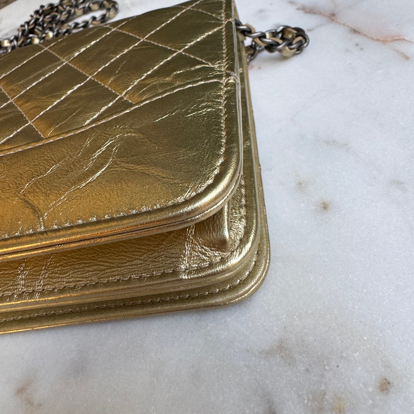 Chanel Gabrielle WOC Quilted Aged Calfskin Crossbody