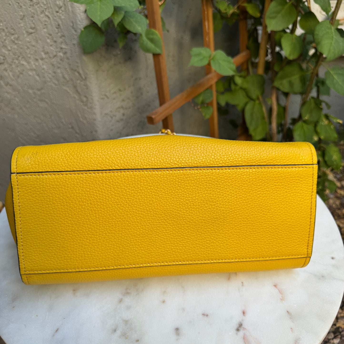 Tory Burch Britten Slouchy Chain Pebbled Leather Shoulder Bag