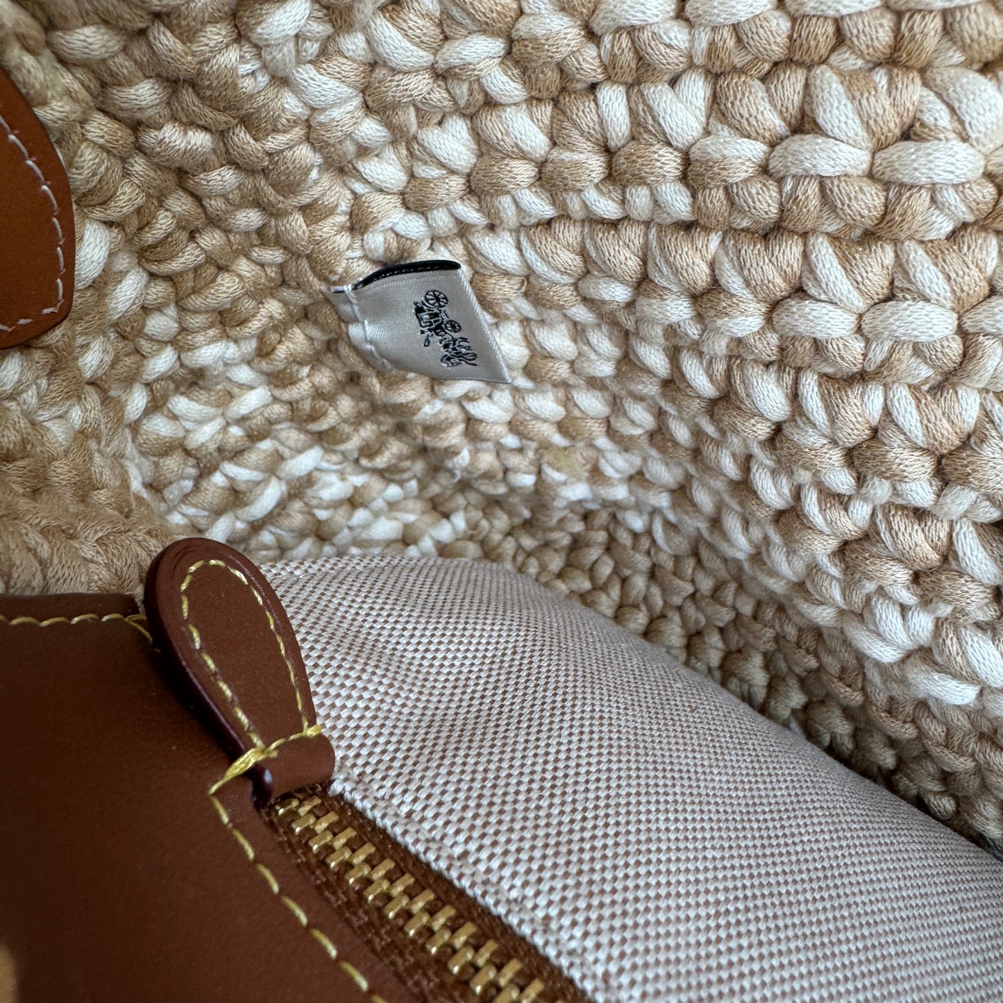 Coach Crochet Soft Tabby Shoulder Bag