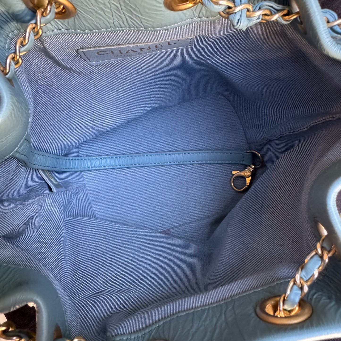 Chanel Paris-Greece Small Coco Pleats Bucket Bag
